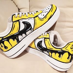 Nike AF1 'Black Drip' size 10